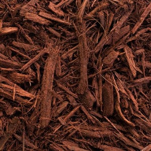 Red hardwood mulch